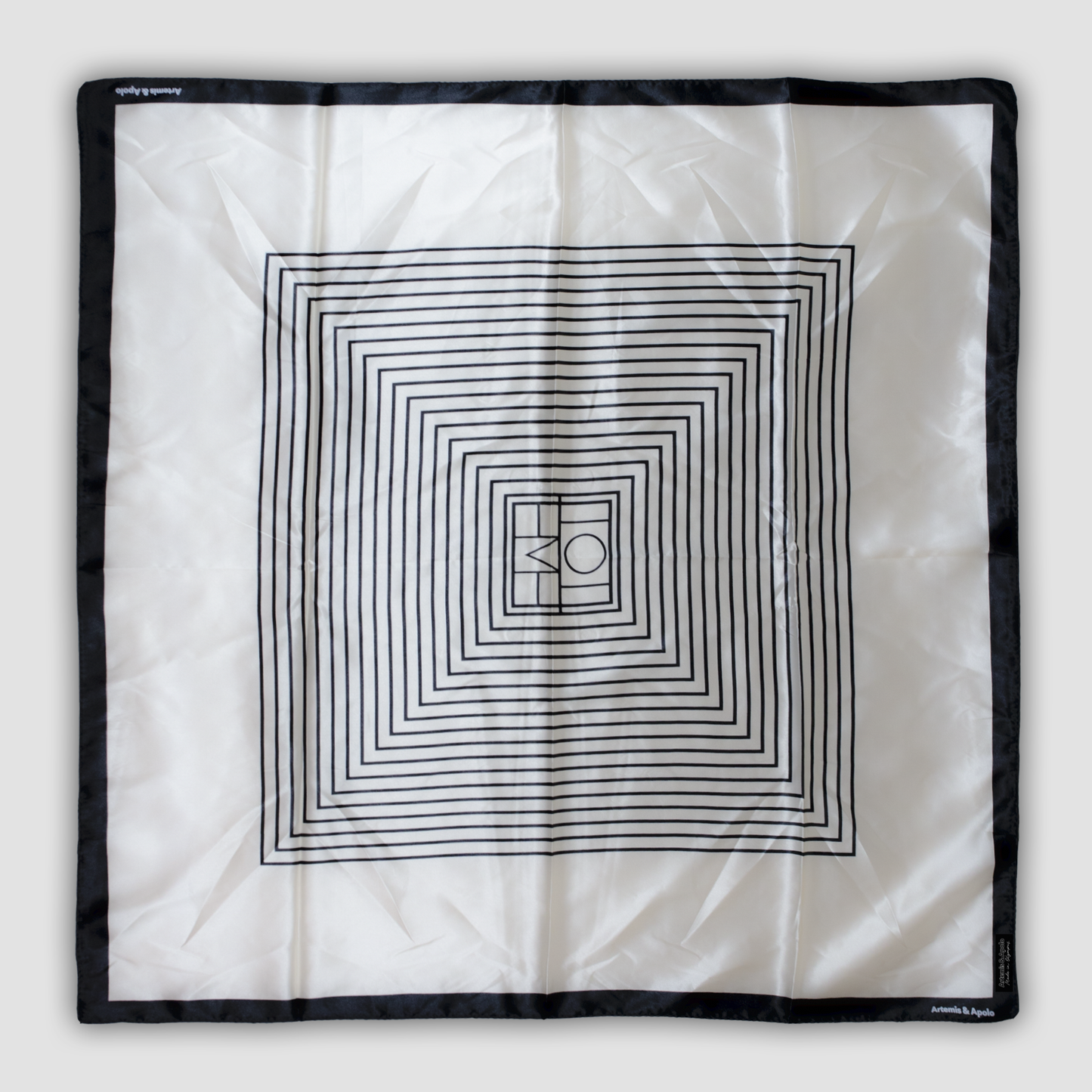 Bandana White Square