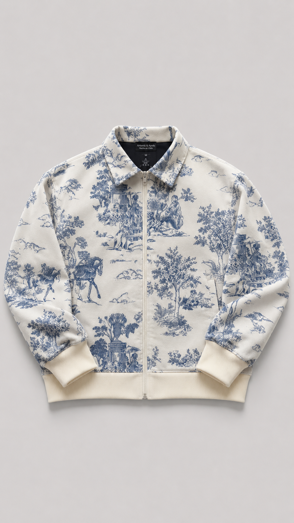 Chaqueta Tual azul V2 oversize Artemis & Apolo - chaqueta urbana streetwear Chile