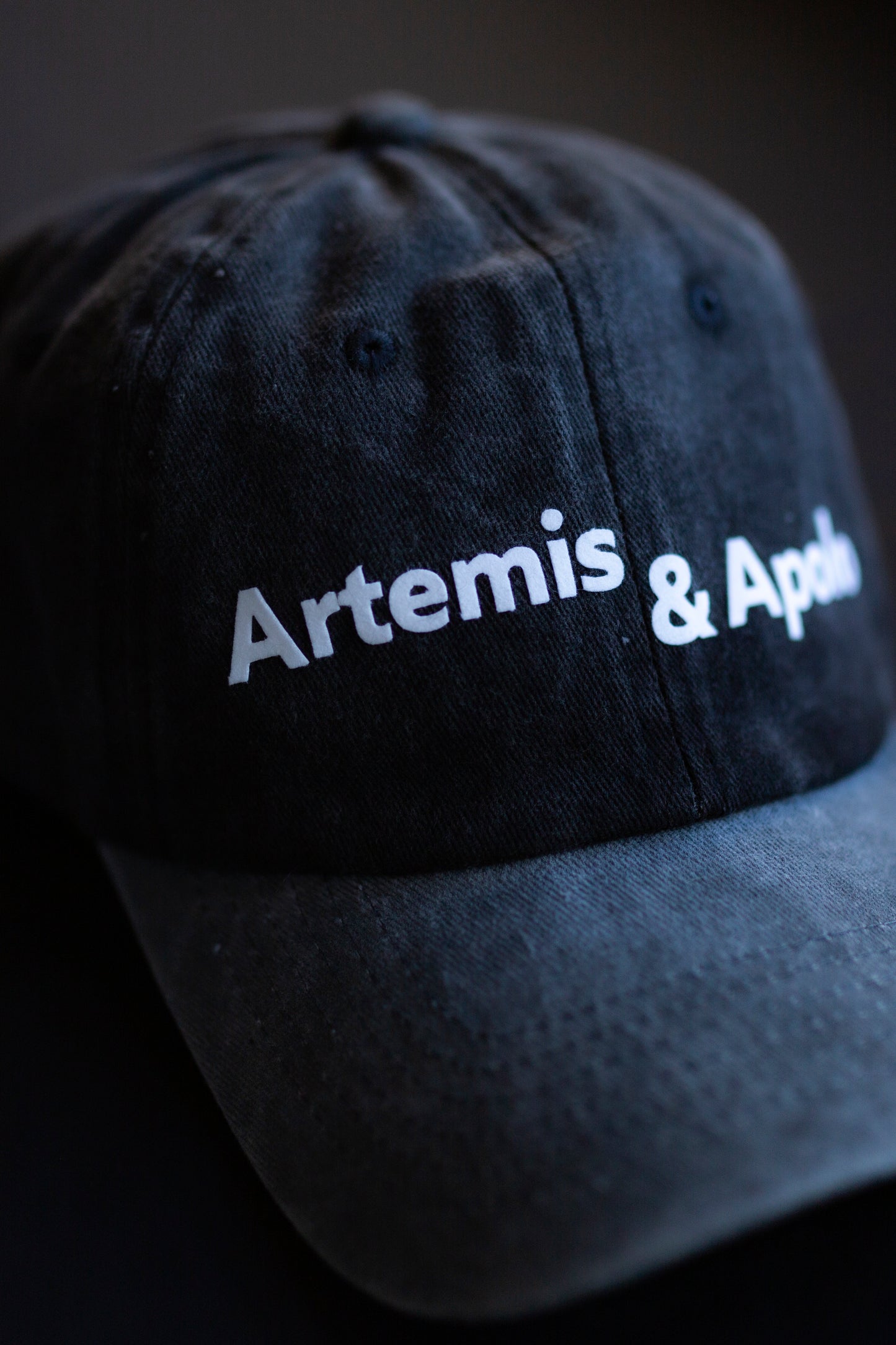Black 6 Panel Cap