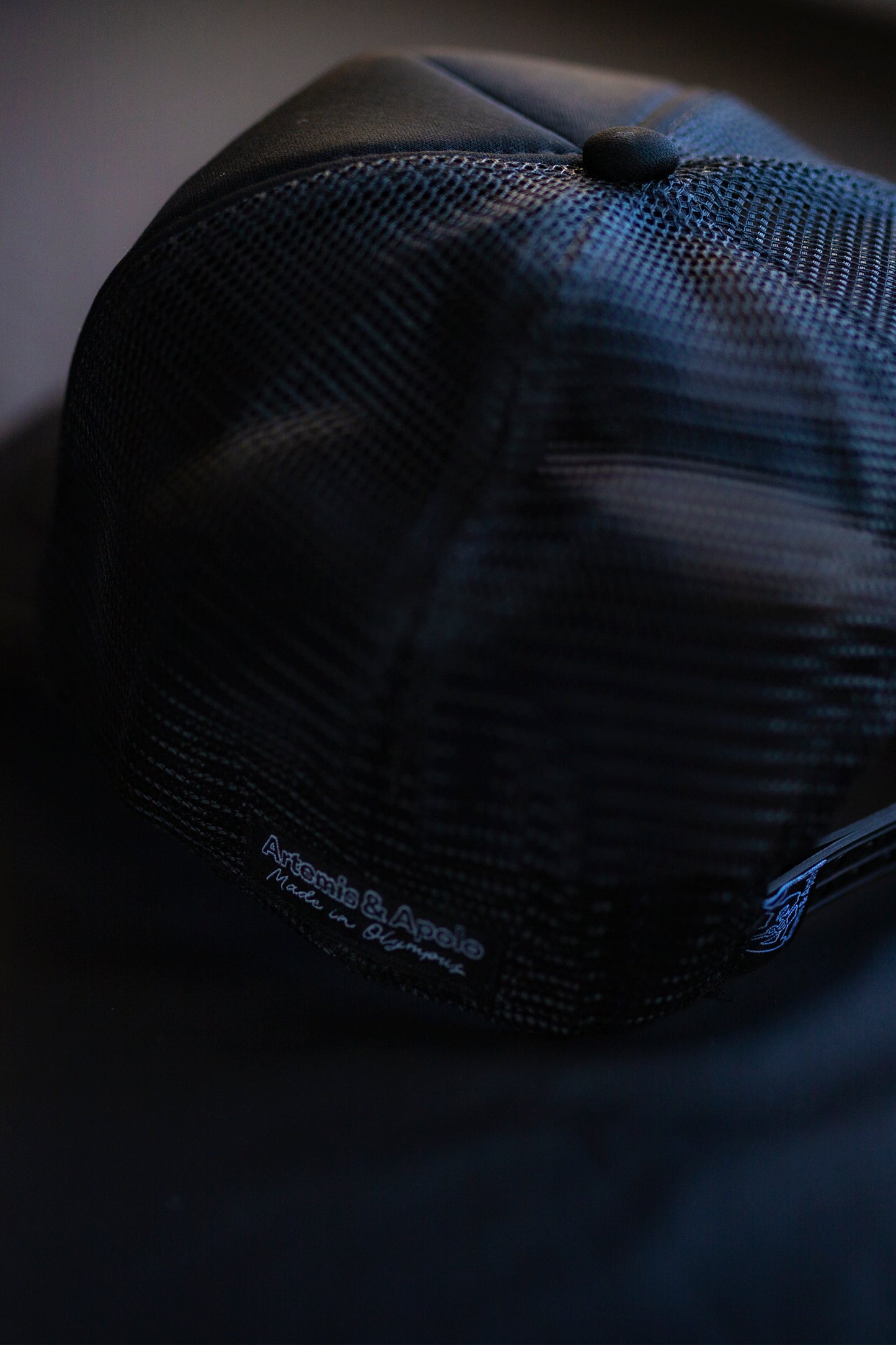 Black & Pink 6 Panel Cap