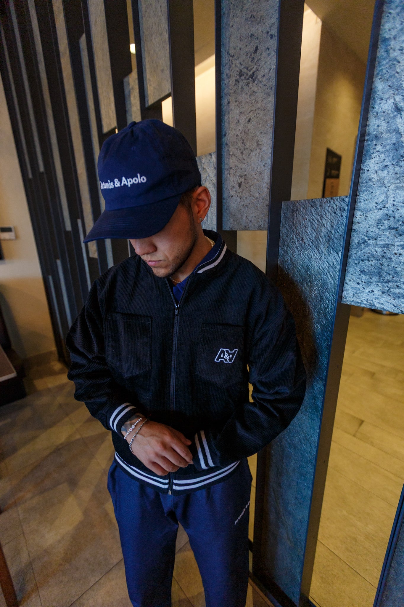 Cotelé Bomber Negra [Unisex]