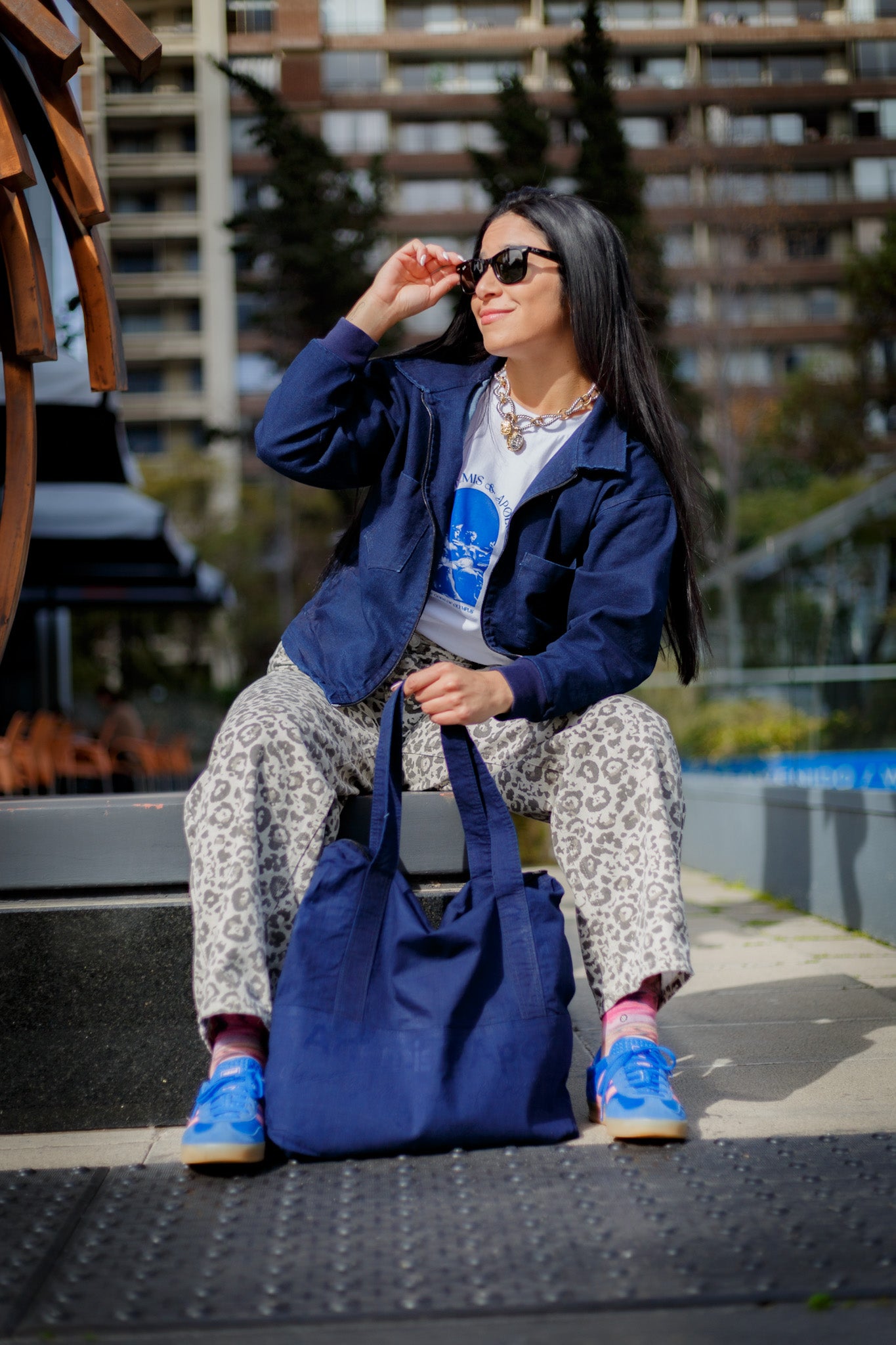 Blue Totebag