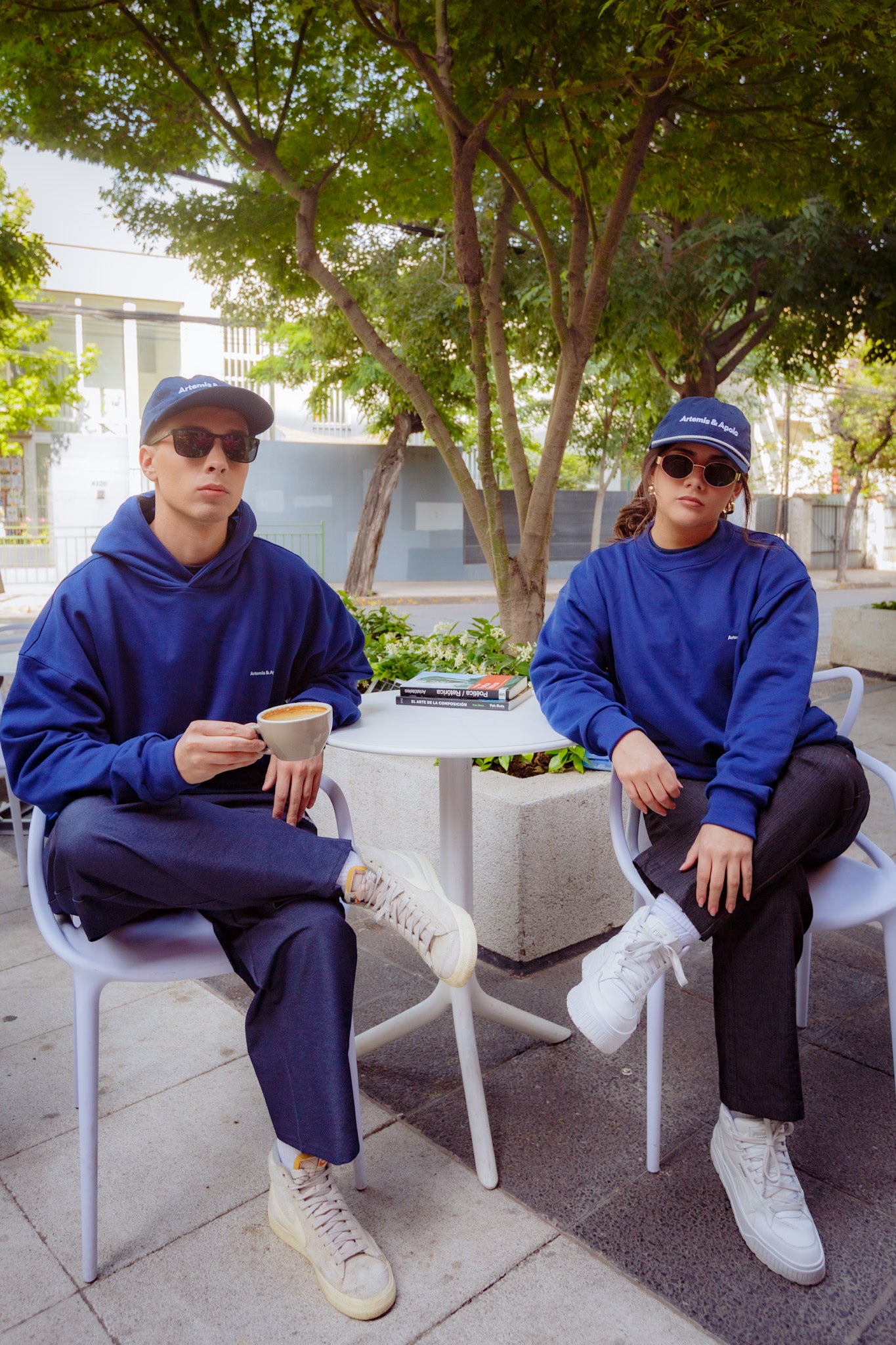 Poleron Crewneck Azul Francia [Unisex]