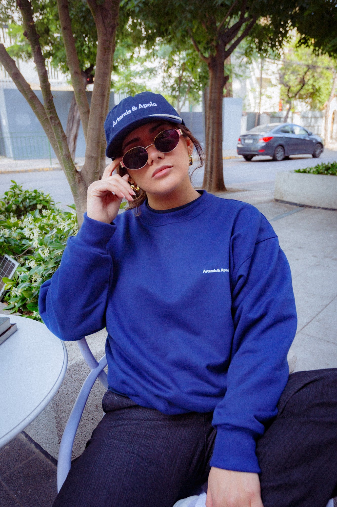 Poleron Crewneck Azul Francia [Unisex]