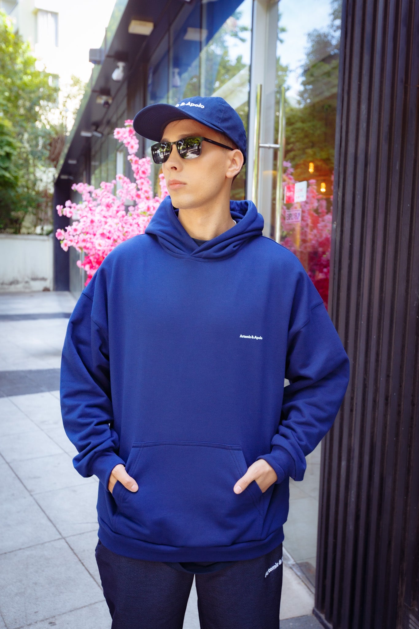 Poleron Canguro Azul Francia [Unisex]