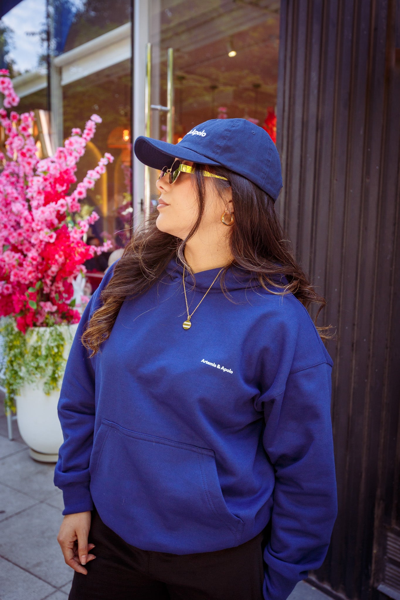 Poleron Canguro Azul Francia [Unisex]