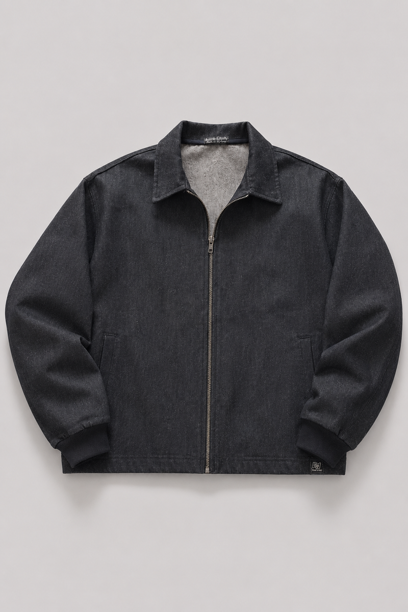 Chaqueta Washed azul oversize Artemis & Apolo - chaqueta urbana streetwear Chile