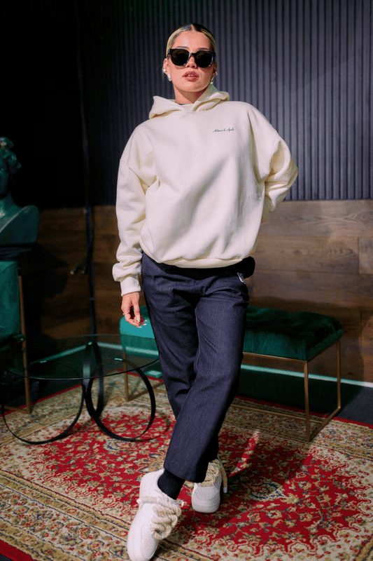 Cream Hoodie | Classic A&A